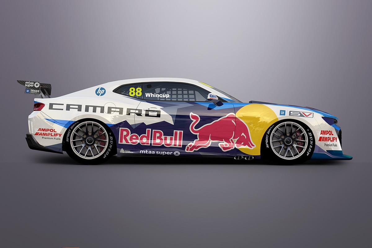 Triple Eight to bring Camaro to Supercars Red Bull Ampol Racing Team